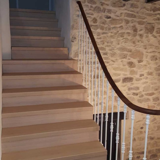 renovation d'un escalier st-just
